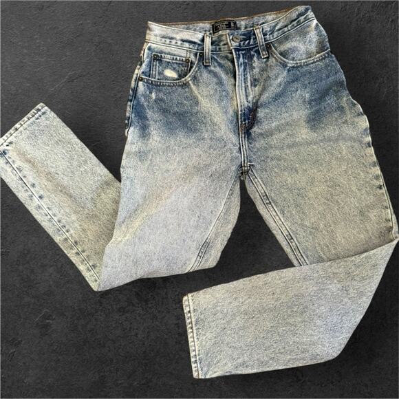Y2K Abercrombie & Fitch High Rise Mom Jean 24 / 00R Acid Wash - Picture 10 of 10